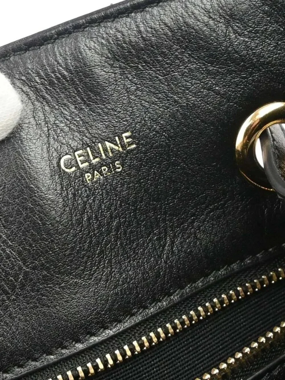 Celine Black Leather